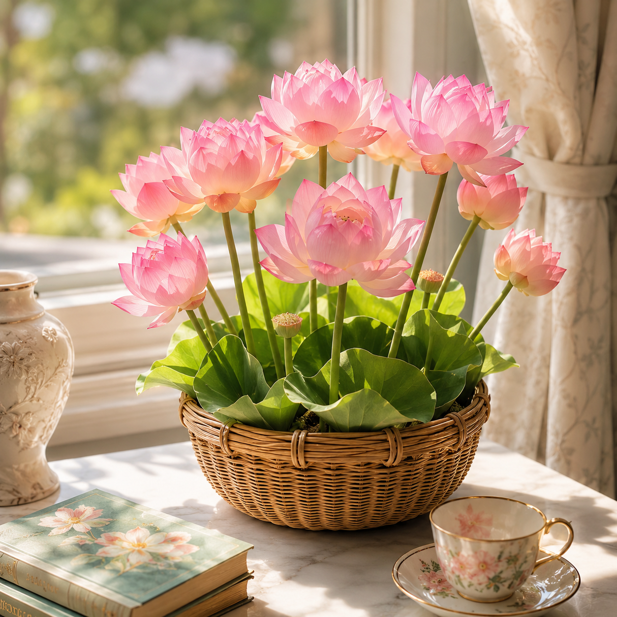 🌸[7 days germination]💐The Sacred Bonsai Bowl Lotus Flower