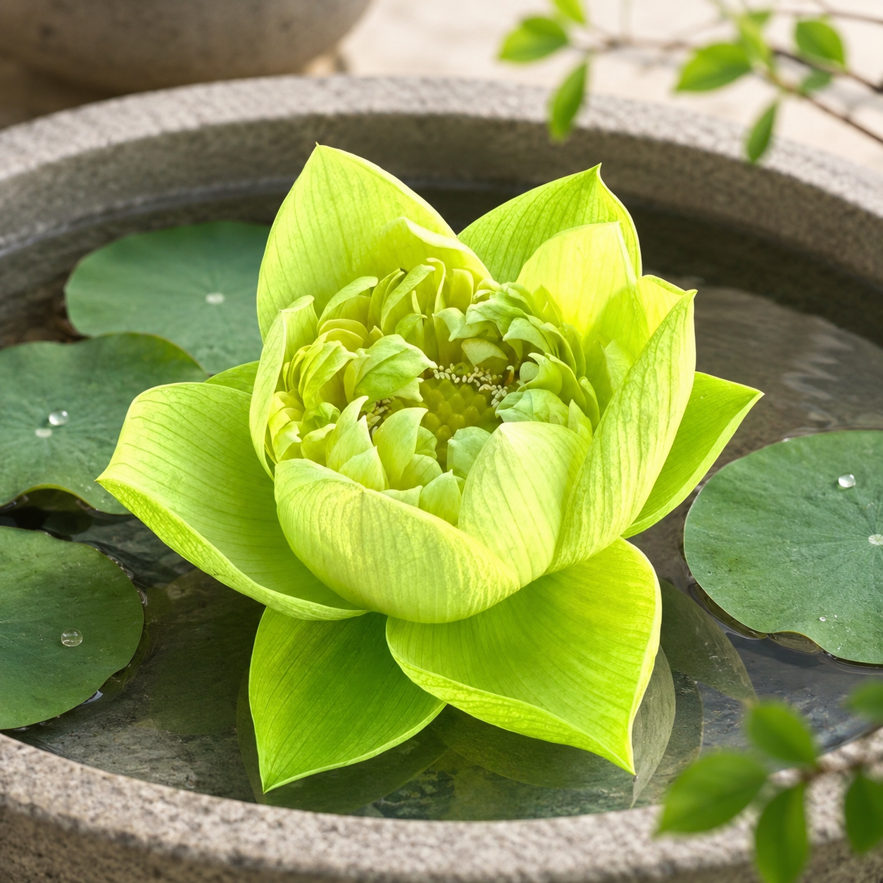 🌸[7 days germination]💐The Sacred Bonsai Bowl Lotus Flower